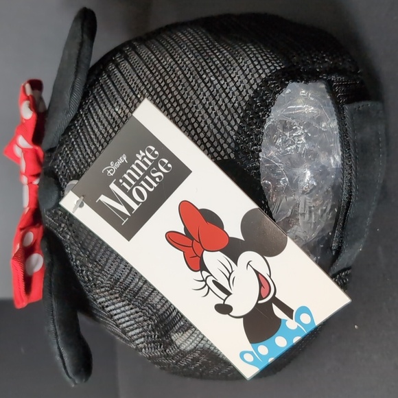NWT,Disney Minnie Mouse ,Berkshire Fashions Girls Black/Red Snapback Hat. - Picture 3 of 8